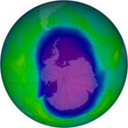 Ozone Hole Shrinkage