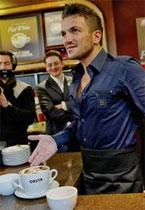 Peter Andre’s flat white